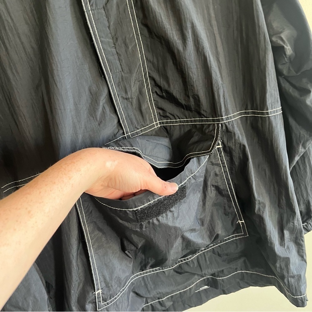 Vintage 1990s Northern Spirit by Hudson Bay Company Black Wind Breaker - Picture 7 of 11